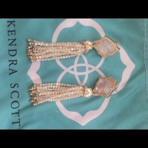 Misha Statement Earring in Ivory Mother of Pearl